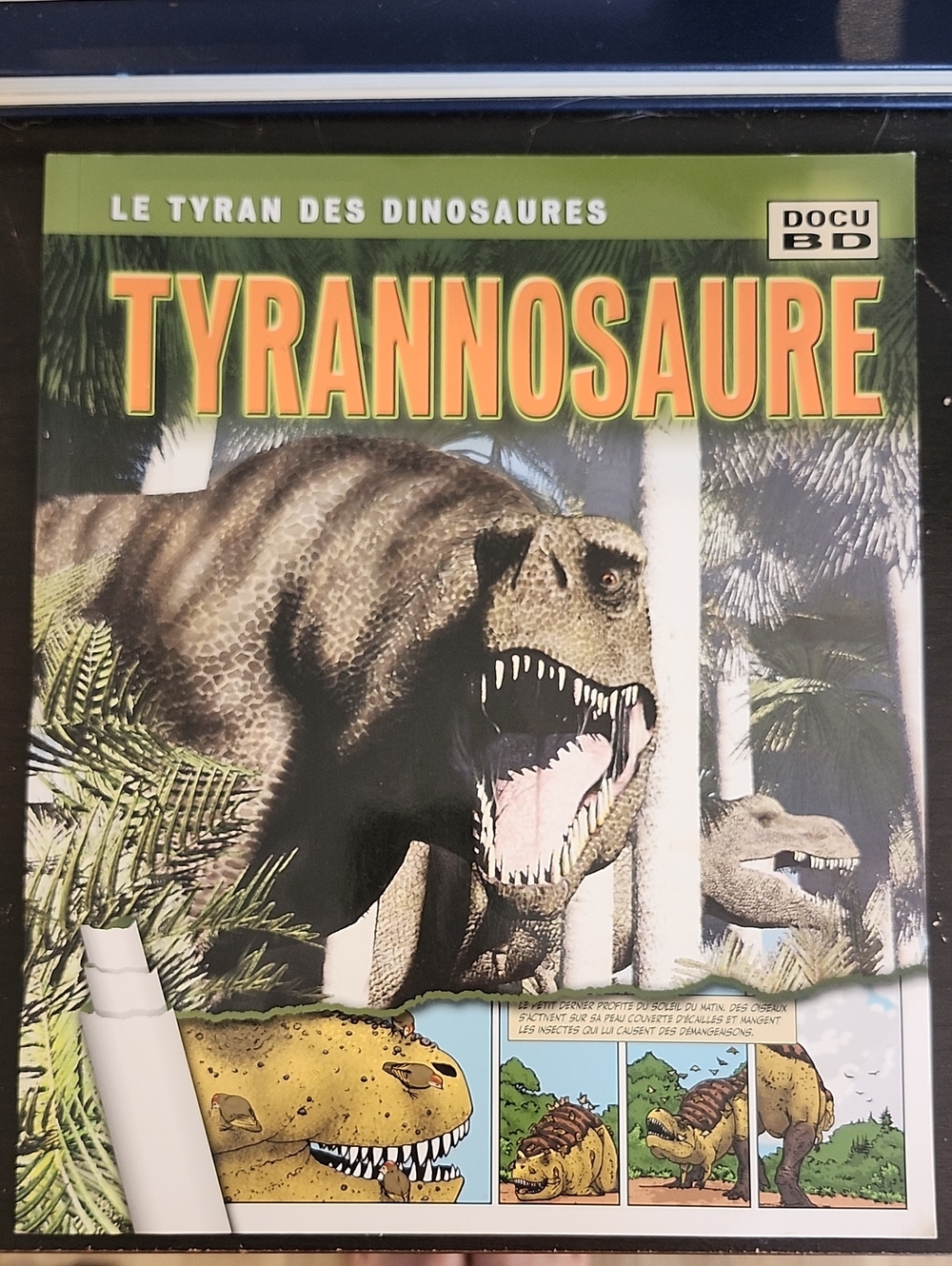 Tyrannosaure Illustrated Reptile Book - Green